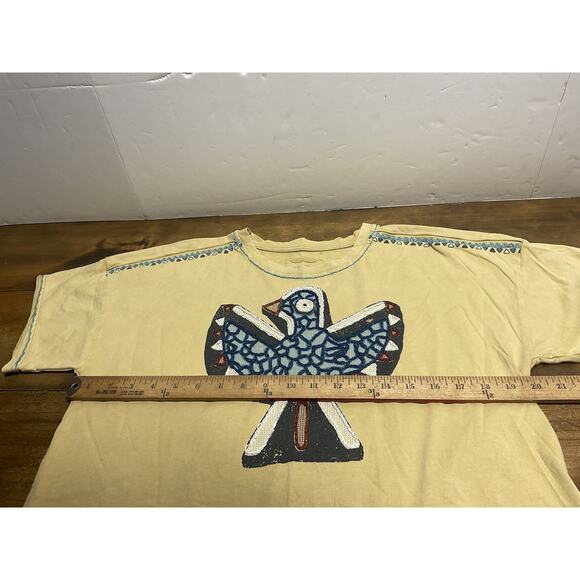Double D Ranch Shirt Womens Large Southwest Eagle Embroidered T-Shirt - Picture 10 of 13